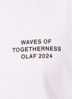 Olaf Hussein OLAF Waves Together LS Tee Optical White -Samsoe Samsoe Shop image 666