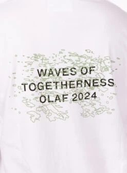 Olaf Hussein OLAF Waves Together LS Tee Optical White -Samsoe Samsoe Shop image 668