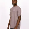Olaf Hussein Dual Logo Tee Stone Grey -Samsoe Samsoe Shop image 669