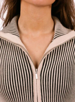 Obey Onyx Cardigan Oyster Grey Multi -Samsoe Samsoe Shop image 685