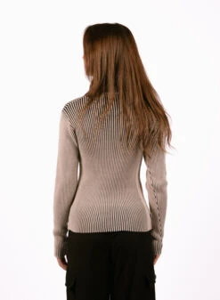 Obey Onyx Cardigan Oyster Grey Multi -Samsoe Samsoe Shop image 687