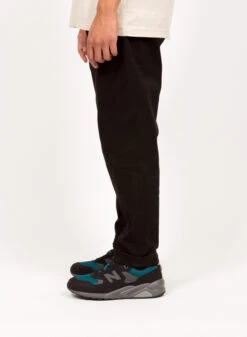 Olaf Hussein Olaf Slim Cotton Trouser Black -Samsoe Samsoe Shop image 694