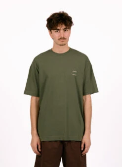 Samsoe Samsoe Joel T-shirt 11415 Dusty Olive -Samsoe Samsoe Shop image 739