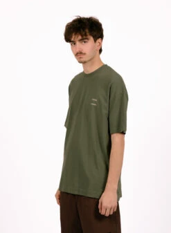 Samsoe Samsoe Joel T-shirt 11415 Dusty Olive -Samsoe Samsoe Shop image 740