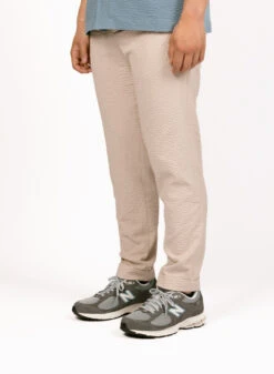 Olaf Hussein Seersucker Slim Pants Cement -Samsoe Samsoe Shop image 752