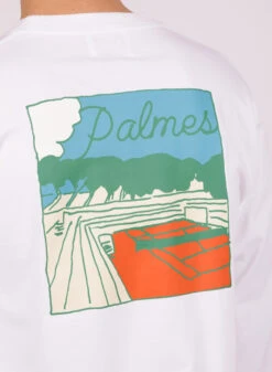 Palmes Sunset LS T-Shirt White -Samsoe Samsoe Shop image 756