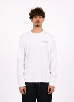 Palmes Sunset LS T-Shirt White -Samsoe Samsoe Shop image 757