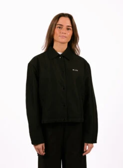 Olaf Hussein WMN Cropped Jacket Black -Samsoe Samsoe Shop image 777