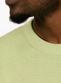 Arte Arte Antwerp Kris Logo Sweater Light Green -Samsoe Samsoe Shop image 810