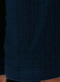 Daily Paper Pageant Blue Enzi Seersucker Shorts -Samsoe Samsoe Shop image 827