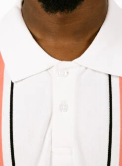 Obey Ambrose Polo White Multi -Samsoe Samsoe Shop image 857
