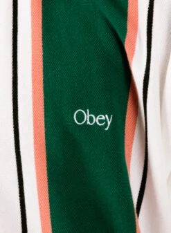 Obey Ambrose Polo White Multi -Samsoe Samsoe Shop image 859