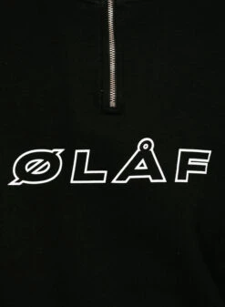 Olaf Hussein Italic Zip Mock Black -Samsoe Samsoe Shop image 862