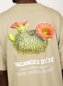 GRAIL X Bad Habits Social Club Tee Cactus Green -Samsoe Samsoe Shop image 885