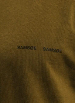 Samsoe Samsoe Norsbro T-shirt 6024 Dark Olive -Samsoe Samsoe Shop image 900