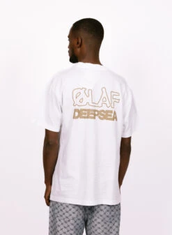 Olaf Hussein Deep Sea Tee Optical White -Samsoe Samsoe Shop image 938