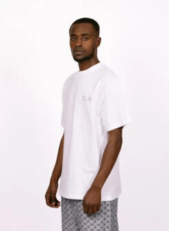 Olaf Hussein Deep Sea Tee Optical White -Samsoe Samsoe Shop image 940