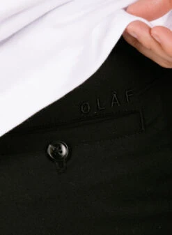 Olaf Hussein Olaf Tailored Trousers Black