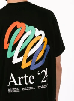 Arte Teo Back Hearts T-shirt Black